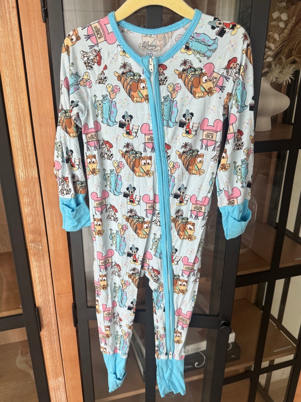 Disney bamboo zippy hollywood studios slinky dog toy story sleeper footies world